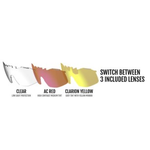 Tifosi Sledge Crystal Red 3 Lens