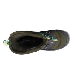 Xero Shoes Alpine Pull On Big Kids Army Green