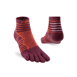 Injinji Ultra Run Mini-Crew Mahogany