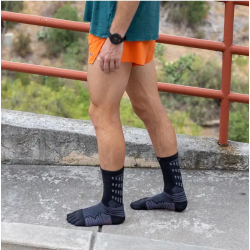 Injinji Ultra Run Crew Obsidian
