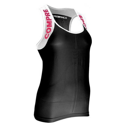 COMPRESSPORT SHIRT V2 TANK WOMAN BLACK COMPRESSPORT SHIRT V2 TANK WOMAN BLACK