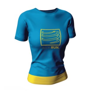 COMPRESSPORT TRAINING T-SHIRT W LTD BLUE
